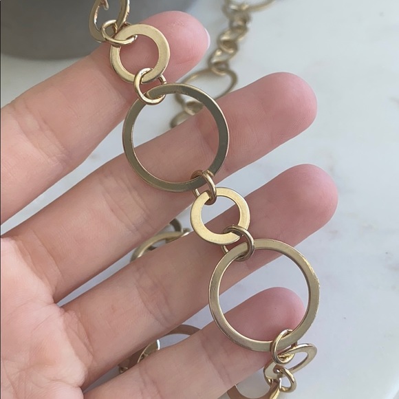 Chico’s Circle Silver Necklace - Picture 6 of 8